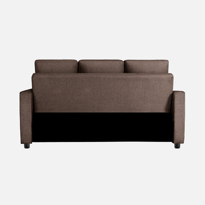 Ease Saddle Brown Fabric Sofa cum Bed