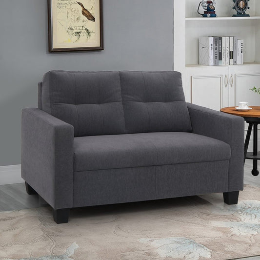 Ease Grey Fabric 2 Seater Sofa