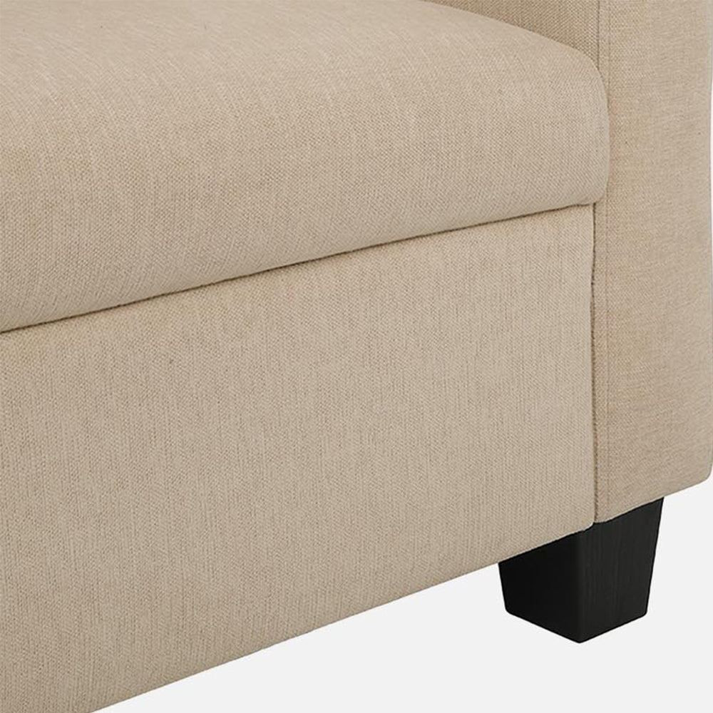 Ease Beige Fabric 2 Seater Sofa