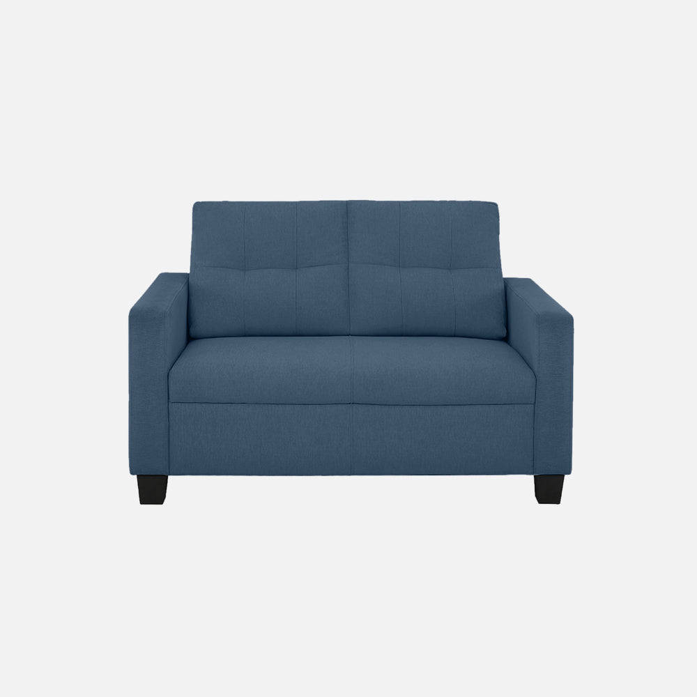 Ease Blue Fabric 2 Seater Sofa