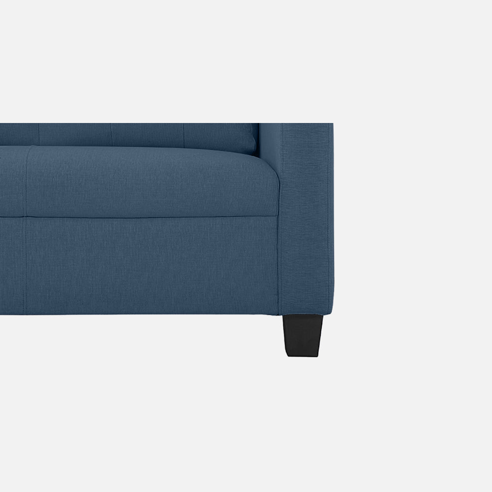 Ease Blue Fabric 1 seater sofa