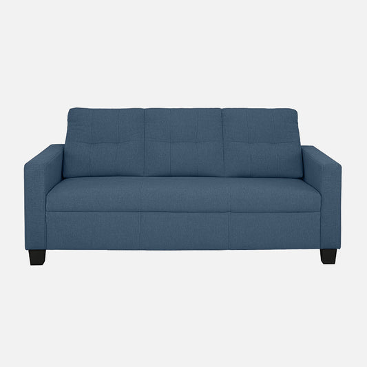 Ease Blue Fabric 3 Seater Sofa