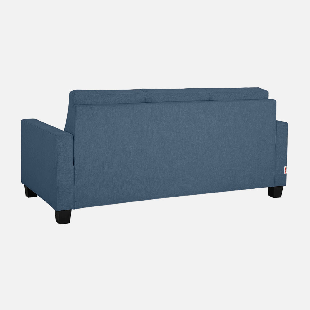 Ease Blue Fabric 3 Seater Sofa