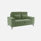 Eden Jade Green Fabric 2 Seater Sofa