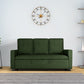 Ease Sap Green Fabric Sofa cum Bed