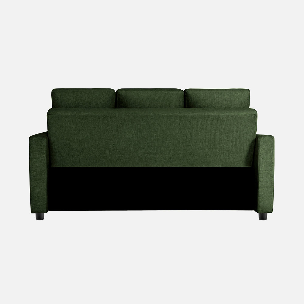 Ease Sap Green Fabric Sofa cum Bed