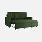 Ease Sap Green Fabric Sofa cum Bed