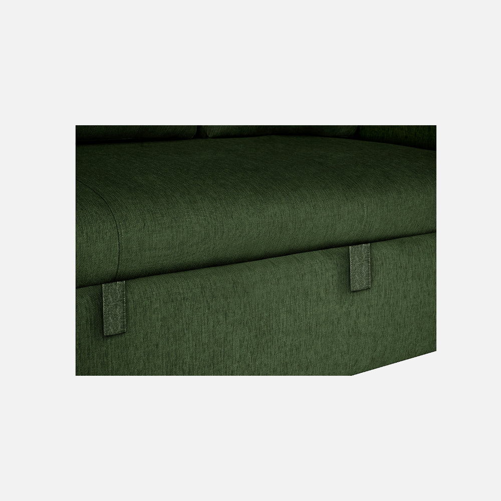 Ease Sap Green Fabric Sofa cum Bed