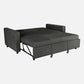 Ease Graphite Grey Fabric Sofa cum Bed