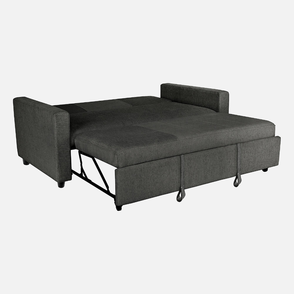 Ease Graphite Grey Fabric Sofa cum Bed