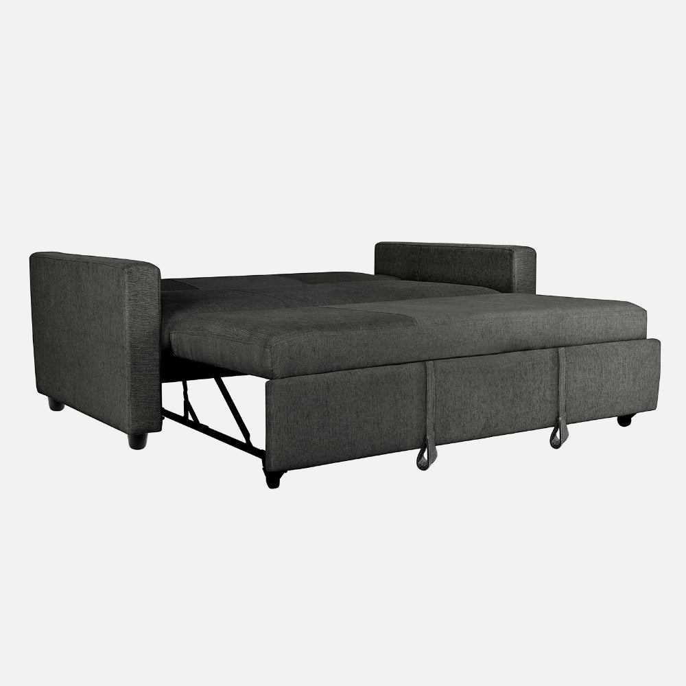 Ease Graphite Grey Fabric Sofa cum Bed