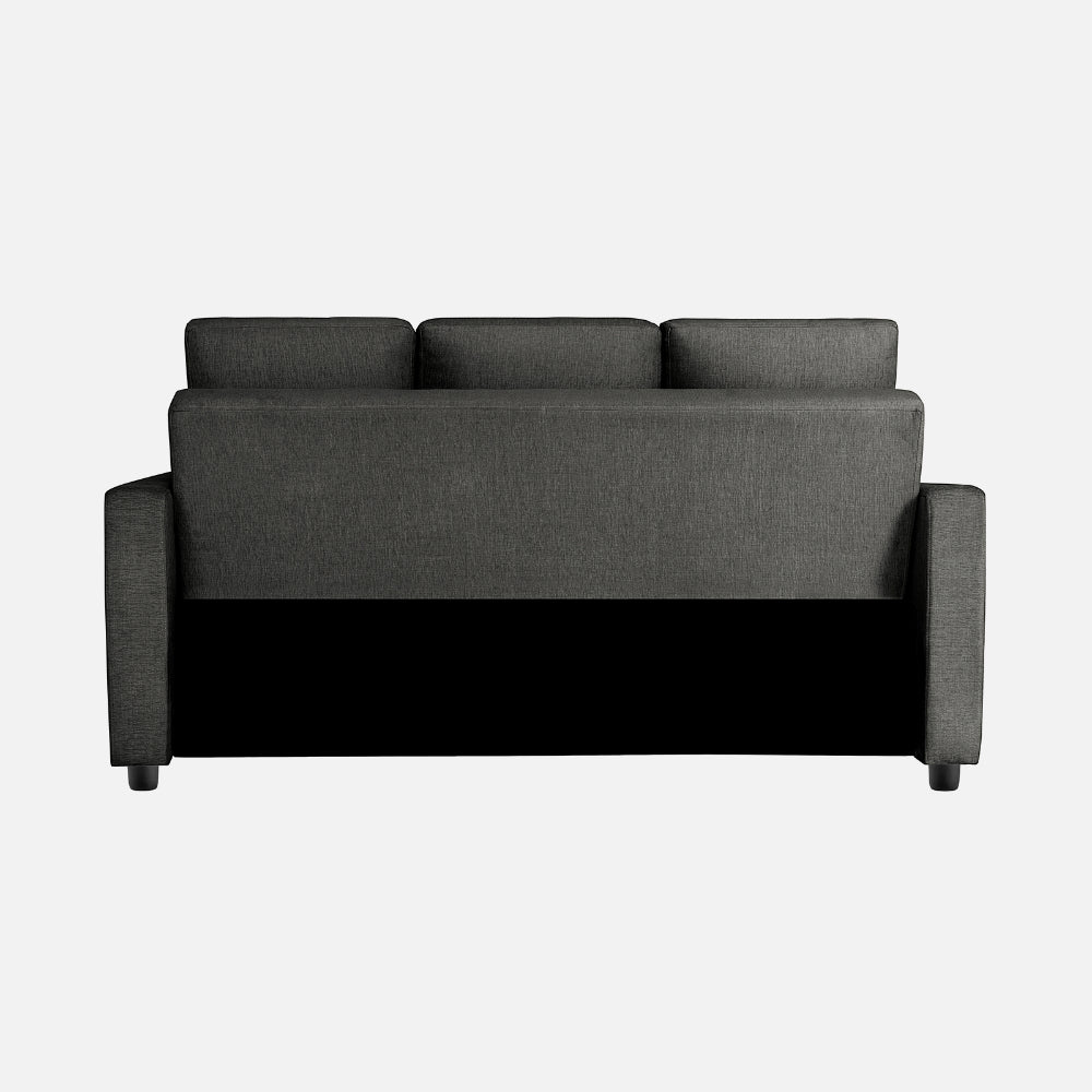 Ease Graphite Grey Fabric Sofa cum Bed