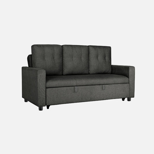 Ease Graphite Grey Fabric Sofa cum Bed