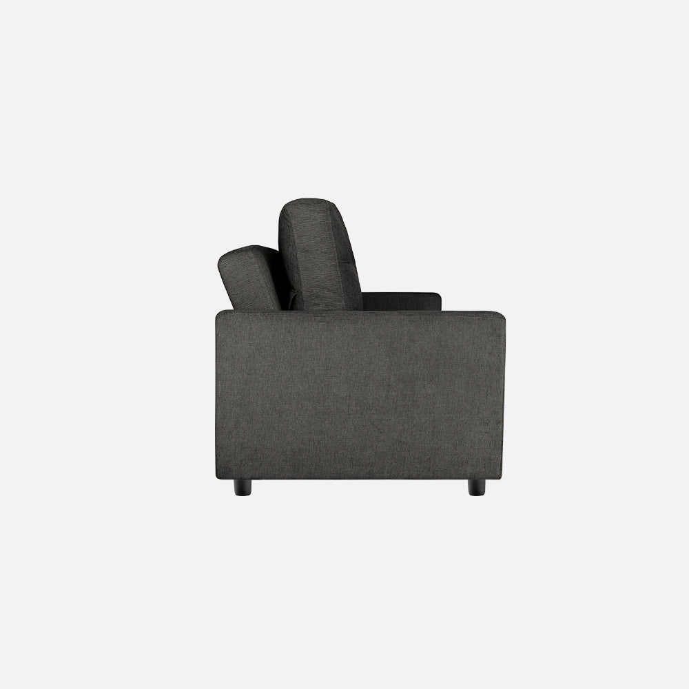 Ease Graphite Grey Fabric Sofa cum Bed