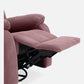 Avalon - Rocking & Rotating Single Seater Fabric Recliner In Pink Colour