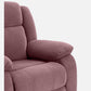 Avalon - Rocking & Rotating Single Seater Fabric Recliner In Pink Colour