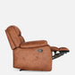 Avalon Desert Orange Suede Recliner