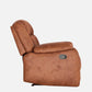 Avalon Desert Orange Suede Recliner