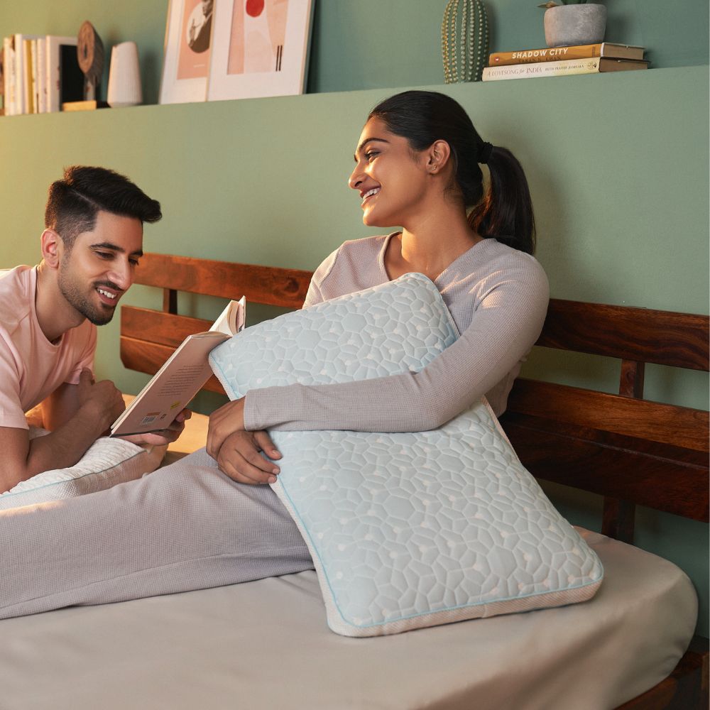 Twin Embrace Dual Comfort Pillow