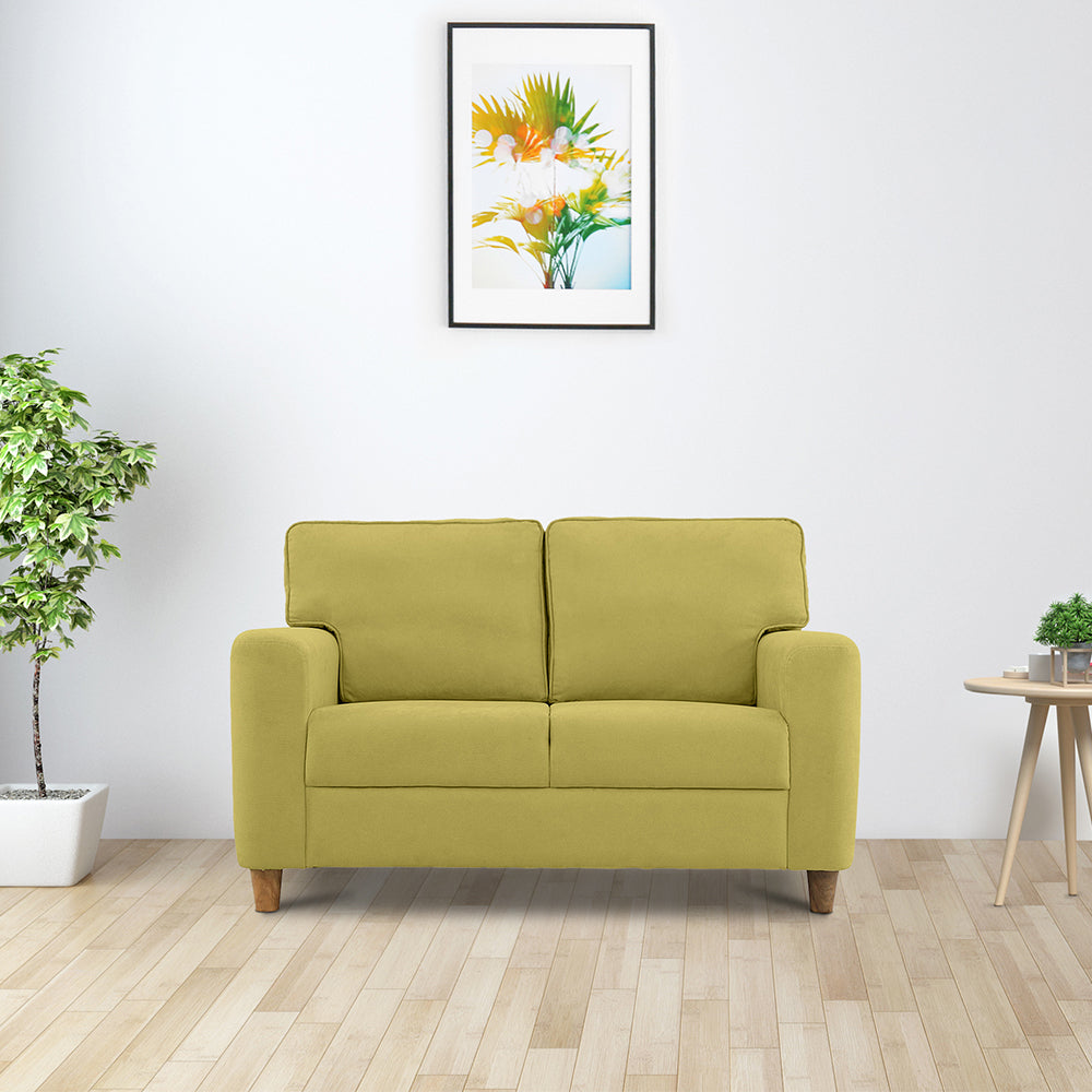 Utopia Green Fabric 2 seater sofa