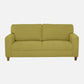 Utopia Green Fabric 3 Seater Sofa