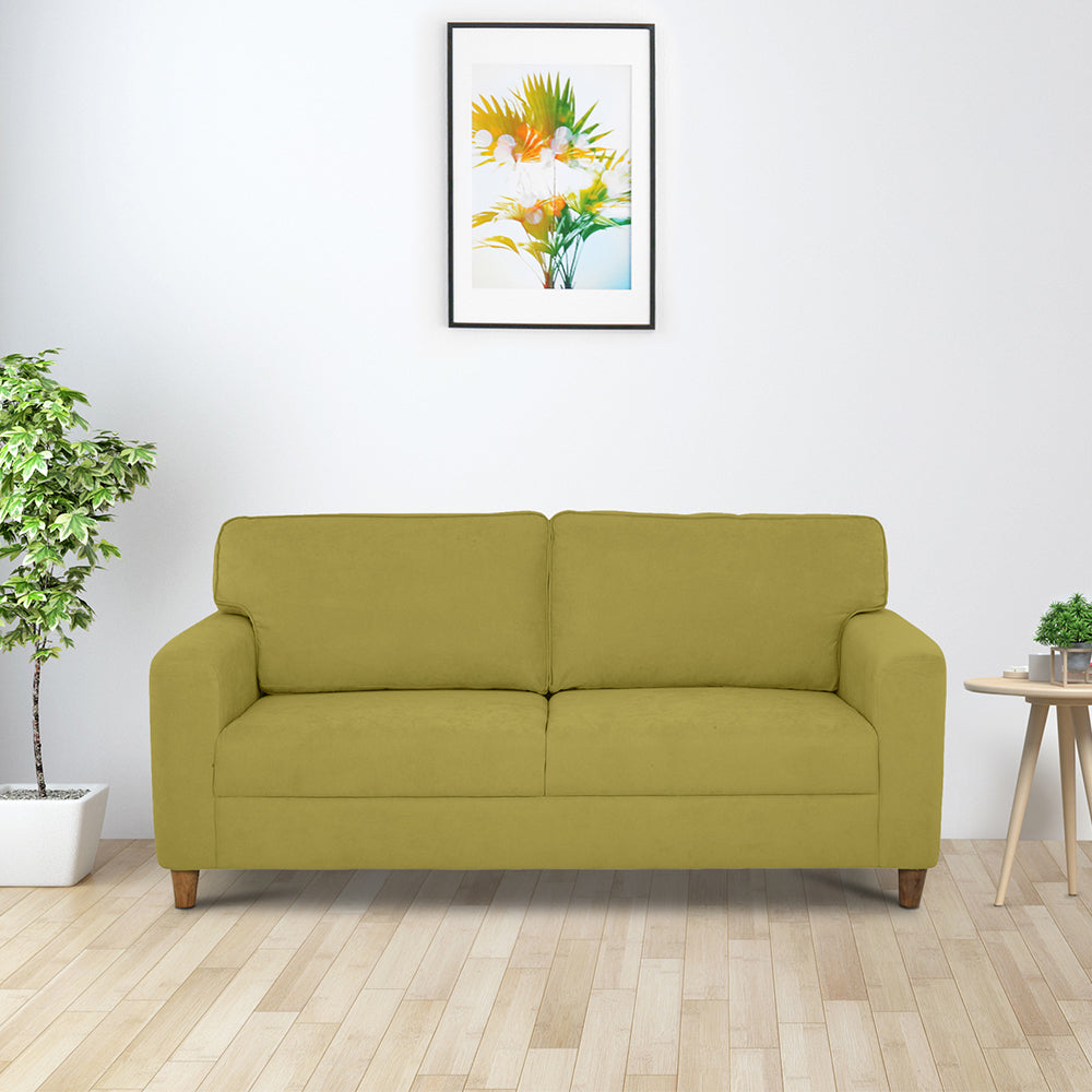 Utopia Green Fabric 3 Seater Sofa