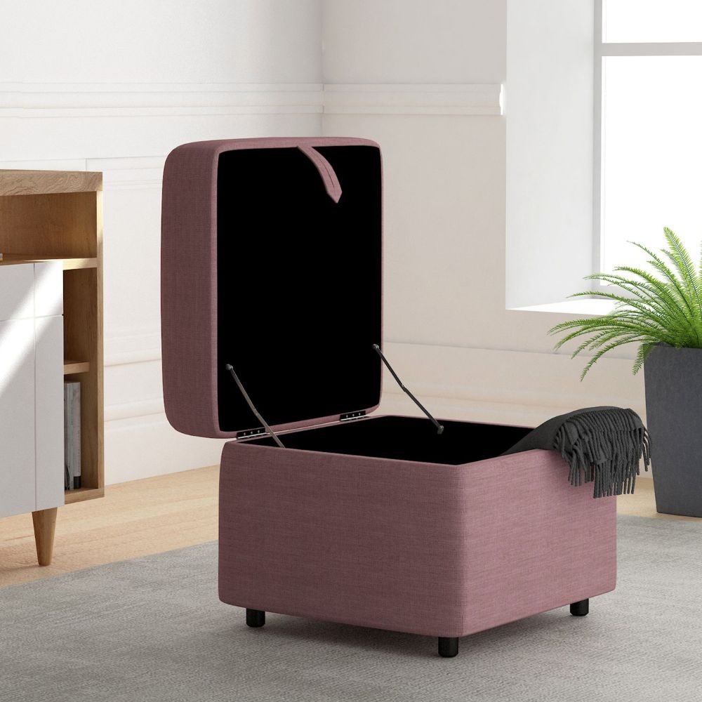 Dusky Pink Ottoman