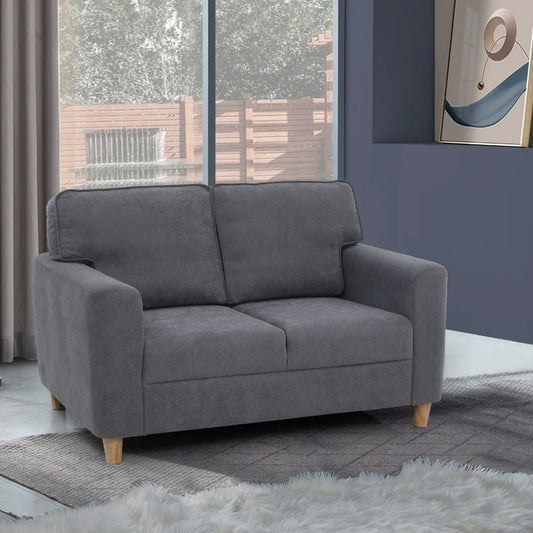 Utopia Grey Fabric 2 Seater Sofa