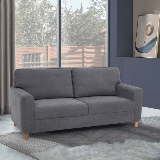 Utopia Grey Fabric 3 Seater Sofa