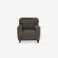 Utopia Grey Fabric 1 seater sofa