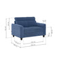 Zivo Plus Twilight Blue Fabric 2 Seater Sofa