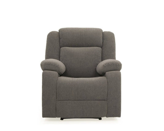 Avalon Grey Fabric Recliner