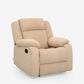 Avalon Beige Fabric Recliner