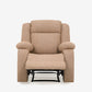 Avalon Brown Fabric Recliner