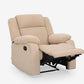 Avalon Beige Fabric Recliner