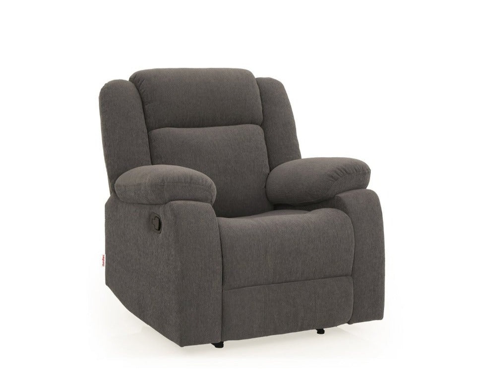 Avalon Grey Fabric Recliner