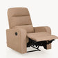 Elysian Brown Fabric Recliner