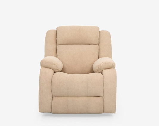 Avalon Beige Fabric Recliner