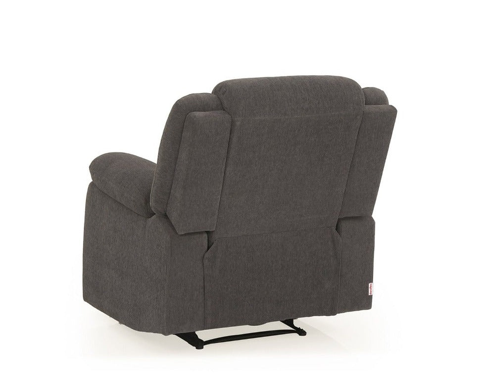 Avalon Grey Fabric Recliner