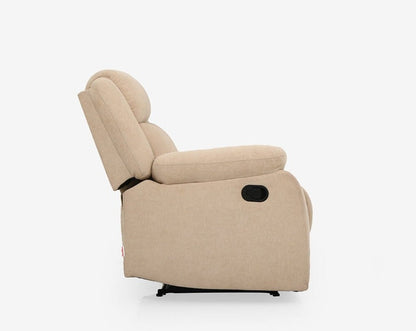 Avalon Beige Fabric Recliner