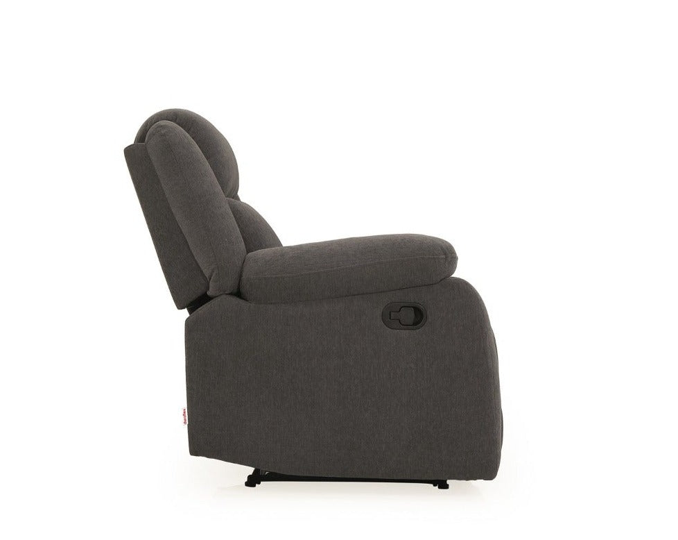 Avalon Grey Fabric Recliner