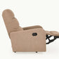 Elysian Brown Fabric Recliner