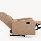 Elysian Brown Fabric Recliner