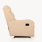 Elysian Beige Fabric Recliner