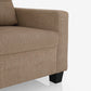 Ease Brown Fabric Sofa