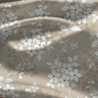 Divine Brown 100% Cotton Antibacterial Bedsheet Set - Elements Classic