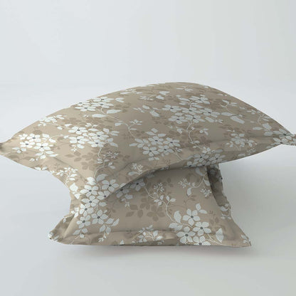 Divine Brown 100% Cotton Antibacterial Bedsheet Set - Elements Classic