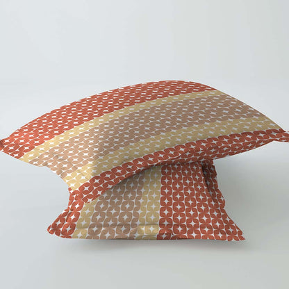 Modern Stripes Beige 100% Cotton Antibacterial Bedsheet Set - Elements Classic