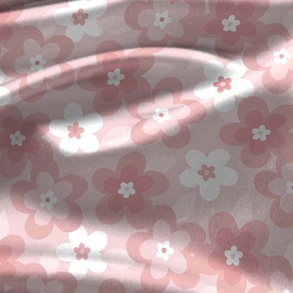 Ditsy Florals Pink 100% Cotton Antibacterial Bedsheet Set - Elements Classic