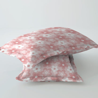 Ditsy Florals Pink 100% Cotton Antibacterial Bedsheet Set - Elements Classic